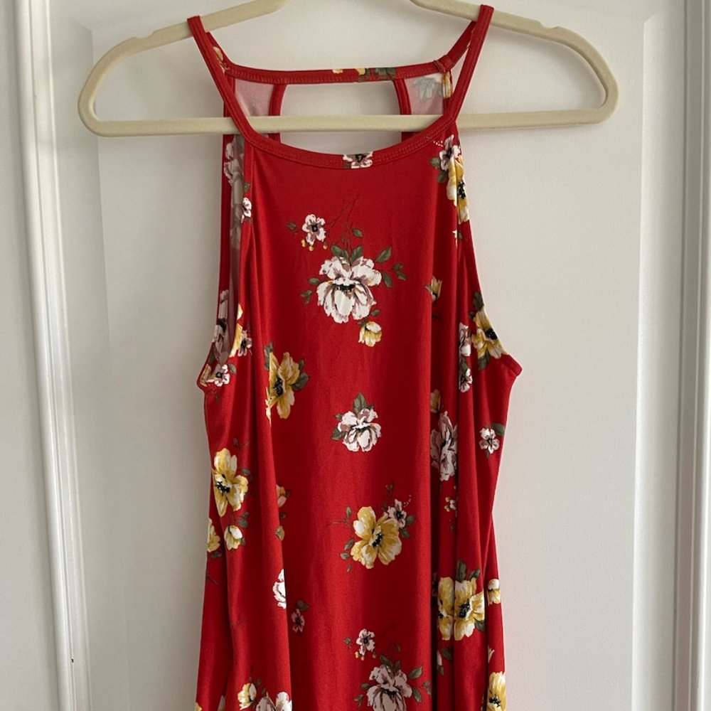 Nine Britton Peggie Back Detail Knit Dress, Medium, Floral